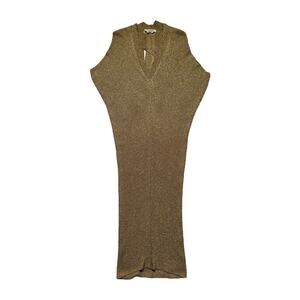 Stretch ribbed maxi dress